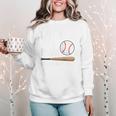 I'm His 1 Fan Since Day One Baseball Mom Women Crewneck Sweatshirt