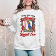 I'm Their Biggest Fan Volleyball Baseball Mom Women Crewneck Sweatshirt I'm Their Biggest Fan Volleyball Baseball Mom Women Crewneck Sweatshirt