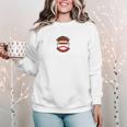 I'm A Proud Mom Football Baseball Mom Women Crewneck Sweatshirt