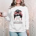 Kinda Busy Raising Ballers Messy Bun Funny Baseball Mom Women Crewneck Sweatshirt Kinda Busy Raising Ballers Messy Bun Funny Baseball Mom Women Crewneck Sweatshirt
