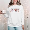 Let's Play Ball Boys Baseball Mom Women Crewneck Sweatshirt Let's Play Ball Boys Baseball Mom Women Crewneck Sweatshirt