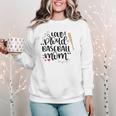 Loud & Proud Baseball Mom Women Crewneck Sweatshirt Loud & Proud Baseball Mom Women Crewneck Sweatshirt