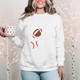 Mom Of Ballers USA Flag Football Baseball Mom Women Crewneck Sweatshirt