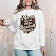 Moms Against Baseball Pants Baseball Mom Premium Tri-Blend Women Crewneck Sweatshirt