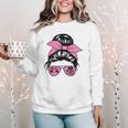 Mother Day Mama Retro Mama Mommy Baseball Mom Women Crewneck Sweatshirt Mother Day Mama Retro Mama Mommy Baseball Mom Women Crewneck Sweatshirt