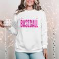Mothers Don'T Make Me Use My Baseball Mom Voice Women Crewneck Sweatshirt Mothers Don'T Make Me Use My Baseball Mom Voice Women Crewneck Sweatshirt