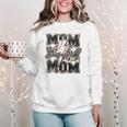 Retro Baseball Mom Mama Baseball Life Mother's Day Baseball Women Crewneck Sweatshirt Retro Baseball Mom Mama Baseball Life Mother's Day Baseball Women Crewneck Sweatshirt