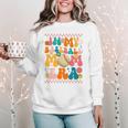 Retro Groovy In My Baseball Mom Era Happy Women Premium Women Crewneck Sweatshirt Retro Groovy In My Baseball Mom Era Happy Women Premium Women Crewneck Sweatshirt