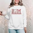 Retro Tball Mama Art Baseball Mom Softball Women Crewneck Sweatshirt Retro Tball Mama Art Baseball Mom Softball Women Crewneck Sweatshirt