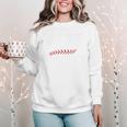 Sarcastic Baseball Mom Mama Baseball Life Premium Women Crewneck Sweatshirt