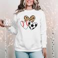 Soccer Baseball Heart Soccer Baseball Mom Women Crewneck Sweatshirt Soccer Baseball Heart Soccer Baseball Mom Women Crewneck Sweatshirt