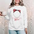Softball Baseball Mom Floral Tee Mother's Day Premium Women Crewneck Sweatshirt Softball Baseball Mom Floral Tee Mother's Day Premium Women Crewneck Sweatshirt