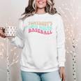 Somebody's Loudmouth Baseball Mama Baseball Mom Premium Women Crewneck Sweatshirt Somebody's Loudmouth Baseball Mama Baseball Mom Premium Women Crewneck Sweatshirt