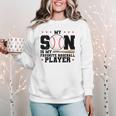 My Son Is My Favorite Baseball Player Baseball Mom Women Crewneck Sweatshirt My Son Is My Favorite Baseball Player Baseball Mom Women Crewneck Sweatshirt