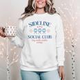 Spring 2025 Swing Batter Baseball Mom Sideline Social Club Women Crewneck Sweatshirt Spring 2025 Swing Batter Baseball Mom Sideline Social Club Women Crewneck Sweatshirt