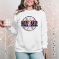 T Ball Mama Baseball Mama Baseball Mom Women Crewneck Sweatshirt T Ball Mama Baseball Mama Baseball Mom Women Crewneck Sweatshirt