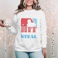 I Teach My Kid Baseball Mom Vintage Coach Baseball Women Crewneck Sweatshirt I Teach My Kid Baseball Mom Vintage Coach Baseball Women Crewneck Sweatshirt