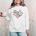 That's My Son Out There Baseball Mom Heart Mom Life Women Crewneck Sweatshirt
