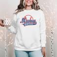 Vintage Baseball Mom Of The Rookies Women Crewneck Sweatshirt Vintage Baseball Mom Of The Rookies Women Crewneck Sweatshirt