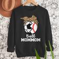 Ball MomMom Soccer Baseball Mom Mom Women Crewneck Sweatshirt