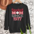Baseball Mom Since 1977 Women Crewneck Sweatshirt