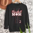 Baseball Mom 2 Number 2 Jersey Team Numbered Jersey Women Crewneck Sweatshirt Baseball Mom 2 Number 2 Jersey Team Numbered Jersey Women Crewneck Sweatshirt