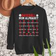 Baseball Mom Alphabet Parent Mama Player Game Sport Fan Women Crewneck Sweatshirt Baseball Mom Alphabet Parent Mama Player Game Sport Fan Women Crewneck Sweatshirt