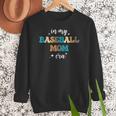 In My Baseball Mom Era Baseball Lover Groovy Vintage Retro Women Crewneck Sweatshirt In My Baseball Mom Era Baseball Lover Groovy Vintage Retro Women Crewneck Sweatshirt
