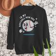 In My Baseball Mom Era Retro Baseball Mom Home Runs Women Crewneck Sweatshirt