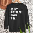 In My Baseball Mom Era Son Baseball Player Pitcher Catcher Women Crewneck Sweatshirt In My Baseball Mom Era Son Baseball Player Pitcher Catcher Women Crewneck Sweatshirt