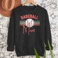 BASEBALL MOM Fun RETRO LOOK Women Crewneck Sweatshirt