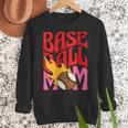 Baseball Mom Game Day Trendy Pink Leopard Mama Women Crewneck Sweatshirt Baseball Mom Game Day Trendy Pink Leopard Mama Women Crewneck Sweatshirt