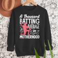 Baseball Mom Heart Ball Graphic Mother's Day Women Crewneck Sweatshirt Baseball Mom Heart Ball Graphic Mother's Day Women Crewneck Sweatshirt