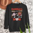 Baseball Mom Heart Baseball Mama Mother's Day Women Crewneck Sweatshirt Baseball Mom Heart Baseball Mama Mother's Day Women Crewneck Sweatshirt