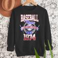 Baseball Mom Loud & Proud Since 1974 Women Crewneck Sweatshirt Baseball Mom Loud & Proud Since 1974 Women Crewneck Sweatshirt