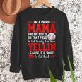 Baseball Mom Mama Baseball Lover Sport Mother's Day Women Crewneck Sweatshirt Baseball Mom Mama Baseball Lover Sport Mother's Day Women Crewneck Sweatshirt