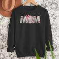 Baseball Mom With Pink Bow Women Crewneck Sweatshirt Baseball Mom With Pink Bow Women Crewneck Sweatshirt