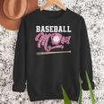 Baseball Mom Pink Ribbon Breast Cancer Awareness Fighters Women Crewneck Sweatshirt Baseball Mom Pink Ribbon Breast Cancer Awareness Fighters Women Crewneck Sweatshirt