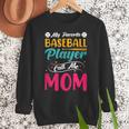 Baseball Mom Quote Vintage Retro Baseball Saying Women Crewneck Sweatshirt Baseball Mom Quote Vintage Retro Baseball Saying Women Crewneck Sweatshirt