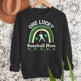 Baseball Mom St Patrick's Day Irish Shamrock Sports Women Crewneck Sweatshirt Baseball Mom St Patrick's Day Irish Shamrock Sports Women Crewneck Sweatshirt
