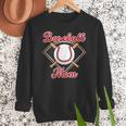 Baseball Mom T-Ball Mom Little League Mom Apparel Women Crewneck Sweatshirt Baseball Mom T-Ball Mom Little League Mom Apparel Women Crewneck Sweatshirt