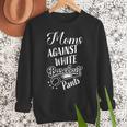 Baseball Mom Tees Moms Against Baseball Pants Women Crewneck Sweatshirt Baseball Mom Tees Moms Against Baseball Pants Women Crewneck Sweatshirt