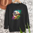 Baseball Mom USA American Baseball Graphic Women Crewneck Sweatshirt