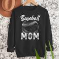 Baseball Mom For Women Family Matching Players Team Mommy Women Crewneck Sweatshirt