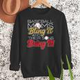 Baseball Moms Bling It & Their Sons Bring It For Women Women Crewneck Sweatshirt Baseball Moms Bling It & Their Sons Bring It For Women Women Crewneck Sweatshirt