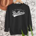 Busy Raising Ballers Baseball Mom & Parent Sports Women Crewneck Sweatshirt Busy Raising Ballers Baseball Mom & Parent Sports Women Crewneck Sweatshirt