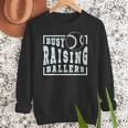 Busy Raising Ballers Graphic For Baseball Moms Women Crewneck Sweatshirt Busy Raising Ballers Graphic For Baseball Moms Women Crewneck Sweatshirt