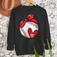 Custom Baseball Mom Number 11 Heart For Mom Mommy Women Crewneck Sweatshirt Custom Baseball Mom Number 11 Heart For Mom Mommy Women Crewneck Sweatshirt