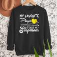 My Favorite Player Calls Me Stepmom Softball Baseball Mom Women Crewneck Sweatshirt My Favorite Player Calls Me Stepmom Softball Baseball Mom Women Crewneck Sweatshirt