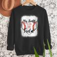 My Heart Is On That Field Baseball Mom Momm Women Crewneck Sweatshirt My Heart Is On That Field Baseball Mom Momm Women Crewneck Sweatshirt